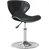 vidaXL Chaise de salle à manger Noir Similicuir