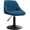 VIDAXL Chaise de salle à manger Bleu Velours