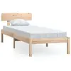 vidaXL Cadre de lit Bois de pin massif 90x200 cm