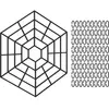 vidaXL Protection d'étang 40 pcs Noir Polypropylène