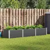 vidaXL Lit surélevé de jardin Gris 300x100x54 cm WPC