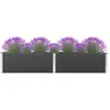 vidaXL Lit surélevé de jardin 200x50x54 cm WPC Gris