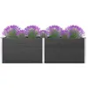 vidaXL Lit surélevé de jardin 200x50x91 cm WPC Gris