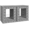 vidaXL Poteaux à panier de gabion 2 pcs 50x50x60 cm Fer