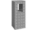 vidaXL Poteau à panier de gabion 40x40x100 cm Fer