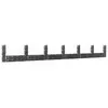 vidaXL Panier de gabion en forme de U avec 7 poteaux Fer 740x20x100 cm