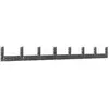 vidaXL Panier de gabion en forme de U avec 8 poteaux Fer 860x20x100 cm