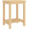 vidaXL Table de chevet naturel 35x30x47 cm bois de pin massif
