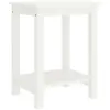 vidaXL Table de chevet blanc 35x30x47 cm bois de pin massif