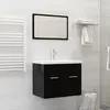 vidaXL Lavabo encastré avec robinet 61x39x18 cm céramique blanc