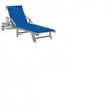 vidaXL Chaise longue de jardin avec coussin Bois d'acacia solide