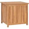 vidaXL Boîte de rangement de jardin 60x50x58 cm Bois de teck solide