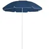 vidaXL Vidaxl Parasol De Jardin Avec Mât En Acier Bleu 180 Cm