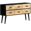 vidaXL Buffet 110x33x64 cm Bois de manguier massif
