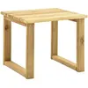 vidaXL Table de transat 30x30x26 cm Bois de pin imprégné