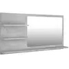 vidaXL Badkamerspiegel 90x10,5x45 cm bewerkt hout betongrijs805019