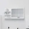 Vidaxl - Miroir de salle de bain blanc 90x10,5x45 cm bois d'ingénierie