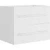 vidaXL Armoire d'évier Blanc 60x38,5x48 cm Aggloméré