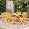 vidaXL Ensemble de salle à manger de jardin 7 pcs Bois de teck massif