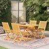 vidaXL Ensemble de salle à manger de jardin 5 pcs Bois de teck massif