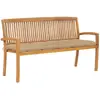 vidaXL Banc de jardin 159 cm - Bois de teck
