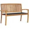 VidaXL Banc empilable - Teck