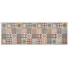 vidaXL Tapis de cuisine lavable Couleur mosaïque 45x150 cm