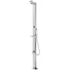 vidaXL Douche de jardin 220 cm Acier inoxydable