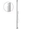 vidaXL Douche de jardin 220 cm Acier inoxydable