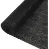 vidaXL Filet brise-vue Noir 1,5x25 m PEHD 195 g/m²