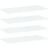 vidaXL Panneaux de bibliothèque 4 pcs blanc bois d’ingénierie
