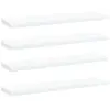 vidaXL Panneaux De Bibliothèque 4 Pcs Blanc Bois D'ingénierie