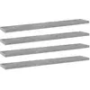 Vidaxl - Panneaux de bibliothèque 4 pcs gris béton bois d'ingénierie