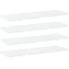 Vidaxl - Panneaux de bibliothèque 4 pcs blanc bois d'ingénierie White