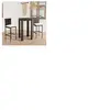 VidaXL Ensemble de bar d'extérieur 3 pcs - Noir