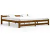 vidaXL Cadre de lit Marron miel Bois de pin massif 200x200 cm