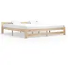 vidaXL Cadre de lit Bois de pin massif 200x200 cm