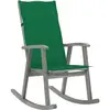 vidaXL Chaise à bascule avec coussins Gris Bois d'acacia massif