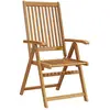 vidaXL Chaises pliables de jardin 4 pcs Bois d'acacia solide