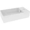 vidaXL Lavabo de salle de bain avec trop-plein Céramique Blanc mat