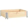 vidaXL Jardinière surélevée 60x80 cm Bois de pin solide