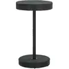 vidaXL Table de jardin Noir 60,5x106 cm Résine tressée