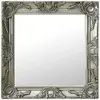 vidaXL Miroir mural style baroque 50x50 cm Argenté