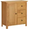 vidaXL Vidaxl Placard 70x35x75 Cm Bois De Chêne Massif