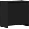 vidaXL Armoire de salle de bain Noir 60x33x61 cm Aggloméré
