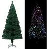 vidaXL - Arbre de Noël artificiel - avec - support - 210 - cm - fibre ...