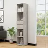vidaXL Bibliothèque Gris béton 36x30x171 cm Bois d'ingénierie 802871