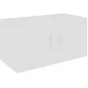 vidaXL Armoire murale Blanc 80x39x40 cm Aggloméré
