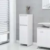 vidaXL Armoire de salle de bain Blanc 30x30x95 cm Aggloméré