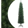 Vidaxl - Sapin de Noël artificiel mince avec support vert 180 cm pvc